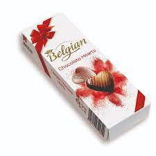 BELGIAN HEARTS CHOCOLATE 65GM