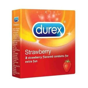 G2 Durex Strawberry (52.5 mm) Condom 3 pcs