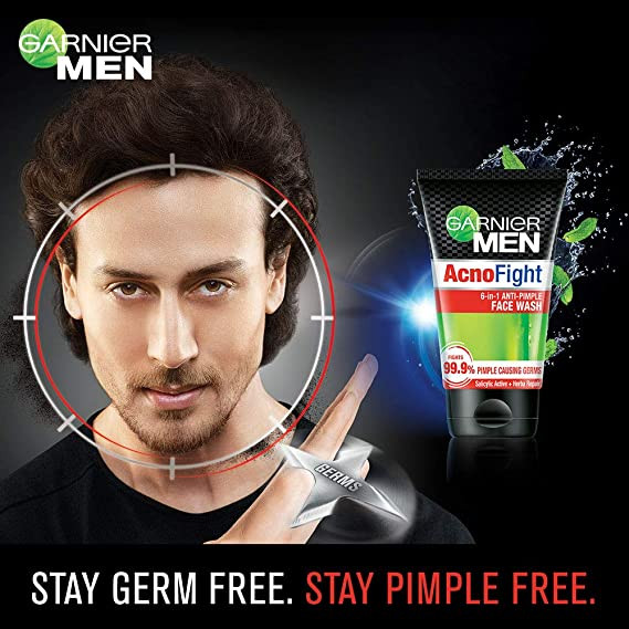 Garnier Men Acno Fight Anti-Pimple Facewash 100gm