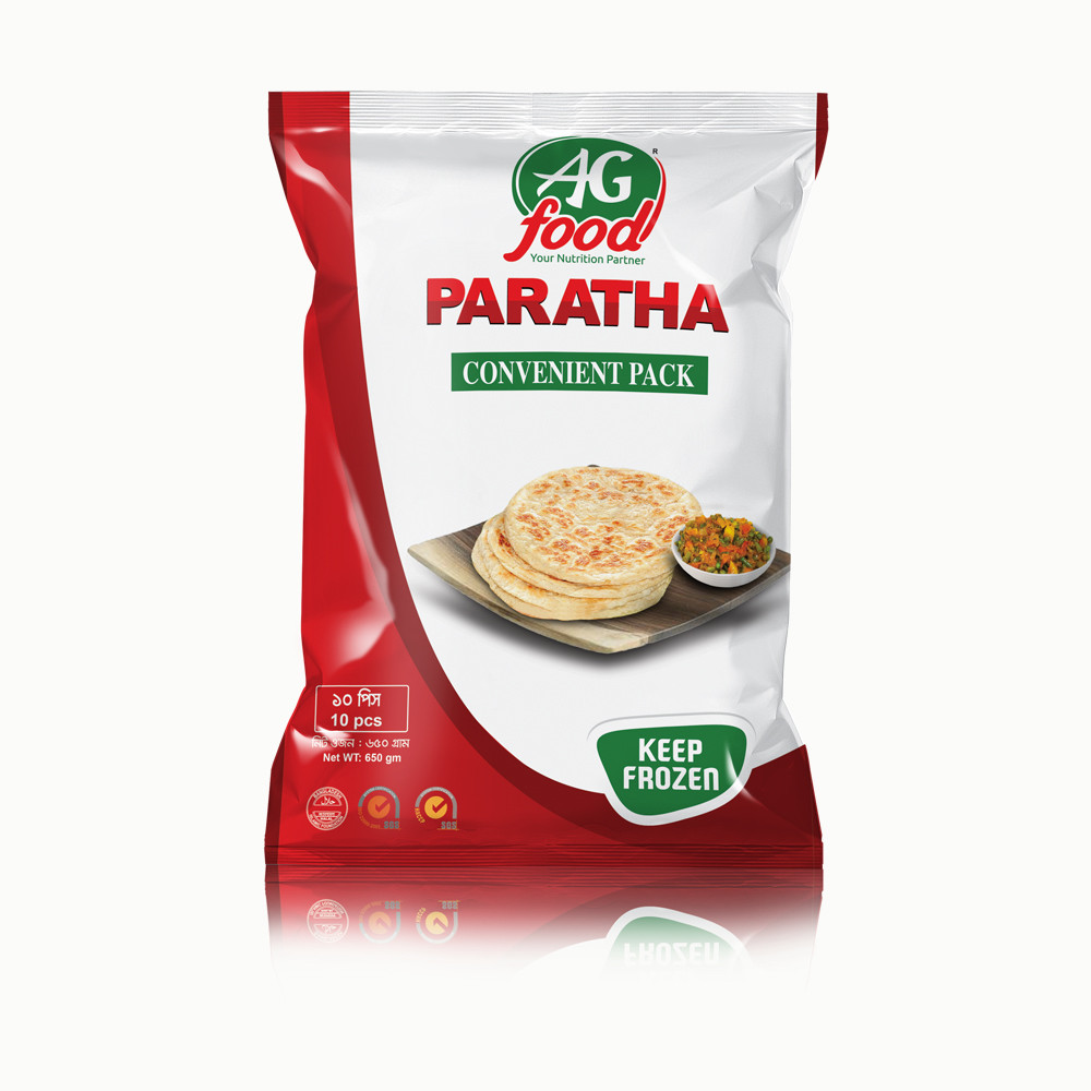 Ag Food Plain Paratha 10pcs 650gm