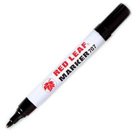 Red Leaf 707 Permanent Marker Black each