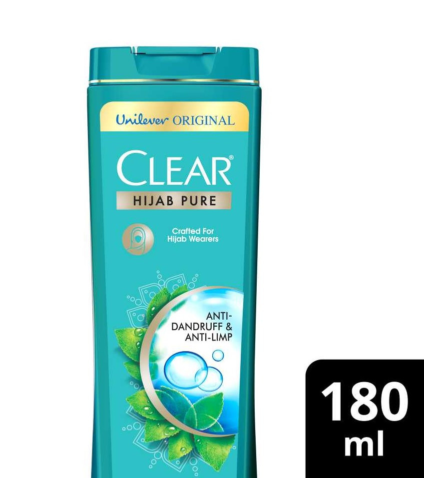 Clear Hijab Anti Limp Anti Dandruff Shampoo 180ML