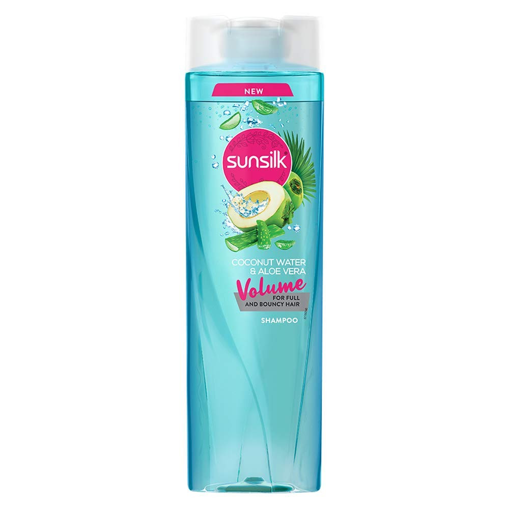 Sunsilk Coconut Water & Aloe Vera Volume Hair Shampo 375 ml