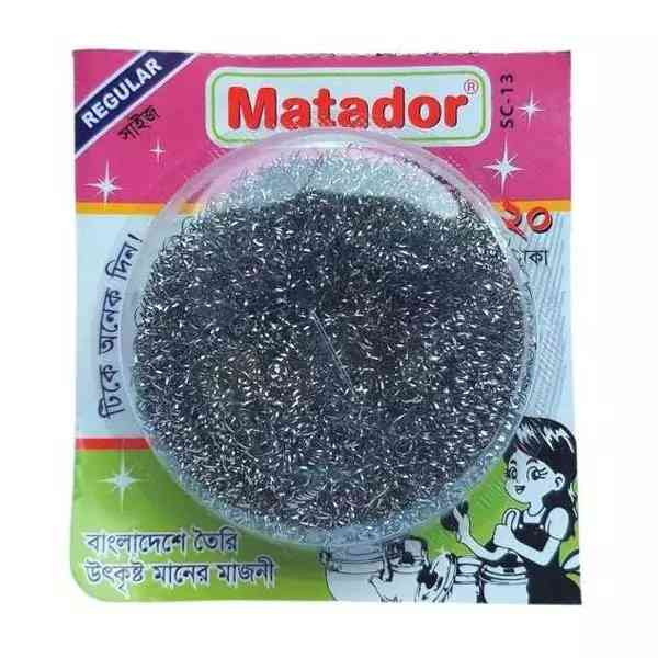 Matador Stainless Steel Scrubber 12pcs