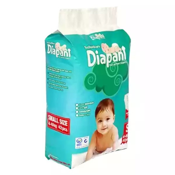 Bashundhara Diapant Baby Diaper S 4-8 kg 42pcs