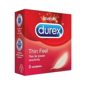 G1 Durex Thin Feel Love Sex (56 mm) Condoms 3 pcs
