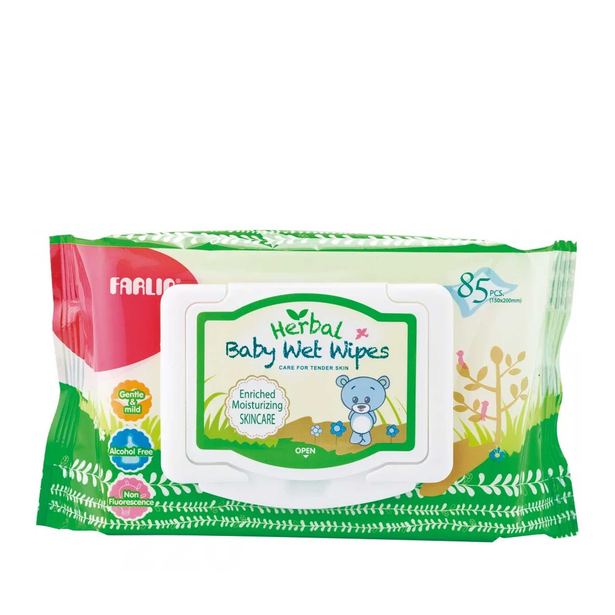 Farlin Baby Herbal Wet Wipes (Skin Care) (DT-006D) 85 pcs