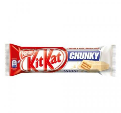 "NESTLE KITKAT CHUNKY WHITE 40 GM "