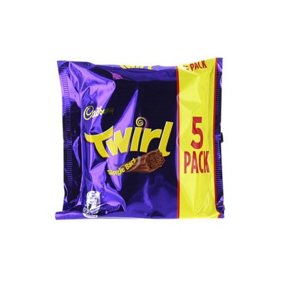 CADBURY TWIRL 5BAR 107.5GM