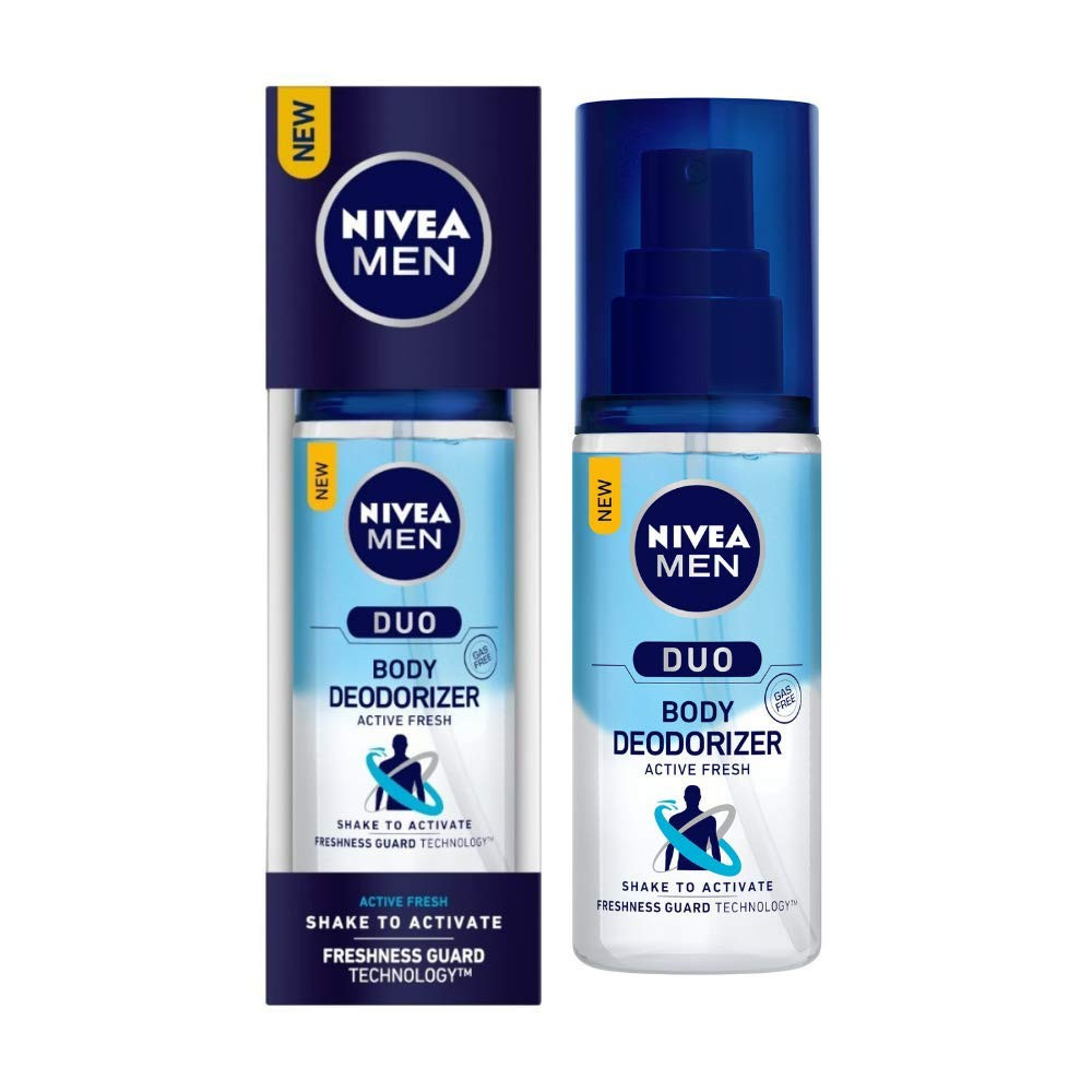 Nivea Duo Body Deodorizer Active Fresh 100gm
