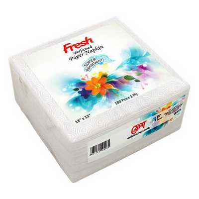 Fresh Paper Napkins 13" Perfumed (100X1 Ply) each